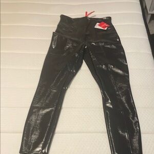 Commando Black Patent Leather Leggings